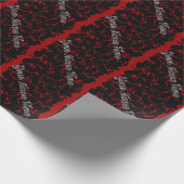 黒猫ラッピング紙猫クリスマス紙 ラッピングペーパー (角)