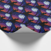 黒猫ラッピング紙猫ハロウィン紙 ラッピングペーパー (コーナー)