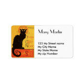 黒猫ラベル ラベル (正面)