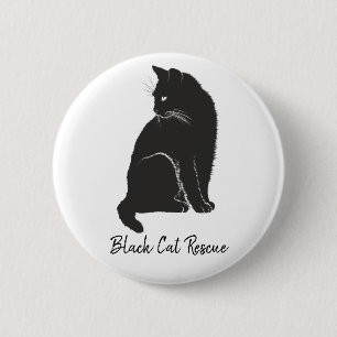 黒猫レスキュー 缶バッジ