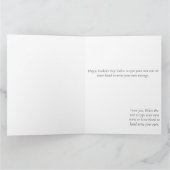 黒猫レッドローゼパープルマザーズデイカード カード (内部)