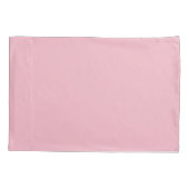 黒猫レトロピンクピローケース 枕カバー (裏面)