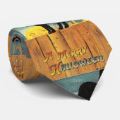 黒猫ヴィンテージハロウィンタイ ネクタイ (ロール)