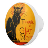 黒猫ヴィンテージハロウィーンスタインレンポスター セラミックノブ (右)