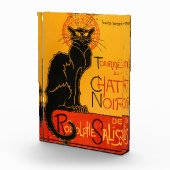 黒猫ヴィンテージハロウィーンスティインレンポスター フォトブロック (右)