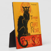 黒猫ヴィンテージハロウィーンスティインレンポスター フォトプラーク (側面)