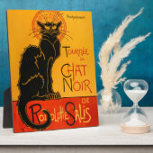 黒猫ヴィンテージハロウィーンスティインレンポスター フォトプラーク (側面)