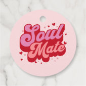 黒猫ヴィンテージ猫バレンタインデー フェイバータグ (裏面)