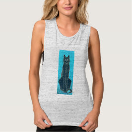 黒猫ヴィンテージ Tシャツ