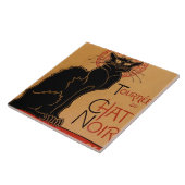 「黒猫亭(Le Chat Noir)」 テオフィル・スタインレン作 タイル (側面)