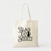 黒猫協会ハロウィーン トートバッグ (正面)