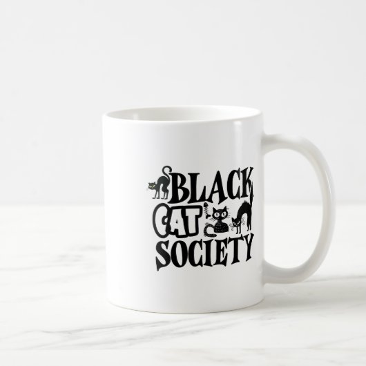 黒猫協会 コーヒーマグカップ (右)