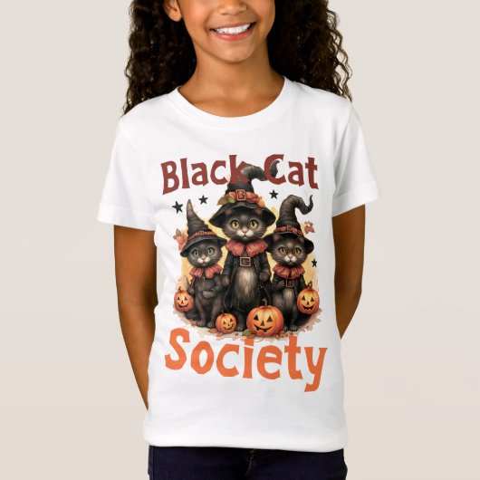 黒猫協会 Tシャツ (正面)