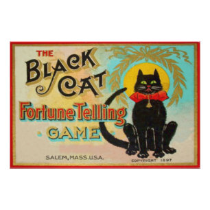 黒猫占いゲーム フォトプリント