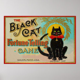 黒猫占いゲーム ポスター