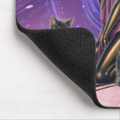 "黒猫占い" マウスパッド (コーナー)