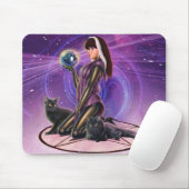 "黒猫占い" マウスパッド (マウス)