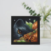 黒猫及び蝶ハロウィンはカードをカスタマイズ カード (スタンド正面)