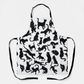 黒猫型 エプロン (正面)