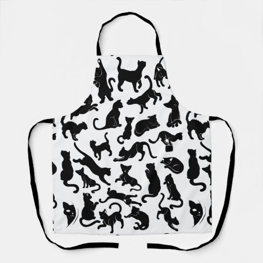 黒猫型 エプロン (正面)