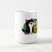 黒猫好き - 黒猫 コーヒーマグカップ (中央)