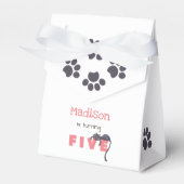 黒猫子供の誕生日 フェイバーボックス (正面サイド)