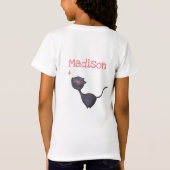 黒猫子供の誕生日 Tシャツ (裏面)