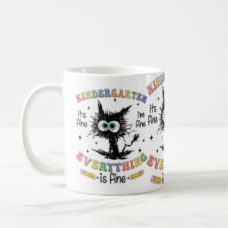 黒猫幼稚園　大丈夫だよ　私も大丈夫　何もかも コーヒーマグカップ