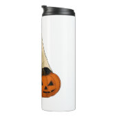 黒猫幽霊カボチャ必須Tシャツ タンブラー (回転右)