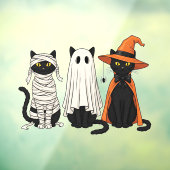 黒猫幽霊ハロウィーン ウィンドウサイン (シート3)