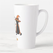 黒猫幽霊ハロウィーン カフェラテマグ (右)