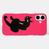 黒猫忍者ピンク Case-Mate iPhoneケース (裏面 (横))