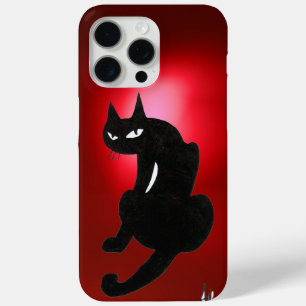 黒猫忍者赤 iPhone 15 PRO MAXケース