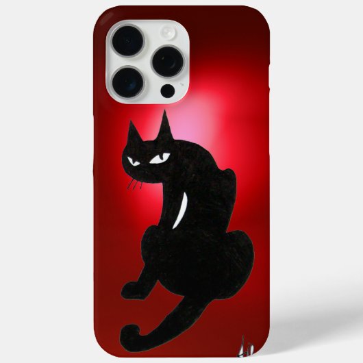 黒猫忍者赤 Case-Mate iPhoneケース (裏面)
