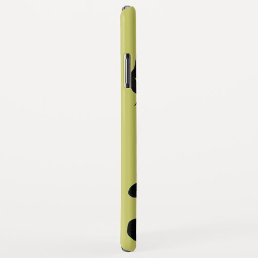 黒猫忍者黄 Case-Mate iPhoneケース (裏面/右)