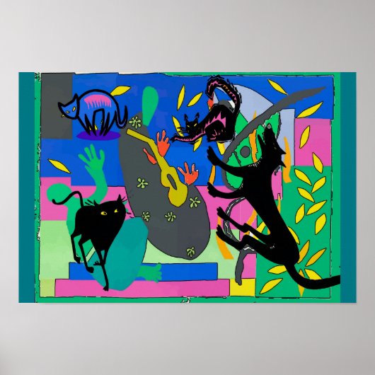 黒猫悪夢 ポスター (正面)