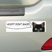 黒猫愛は避難所猫を採用します! ステッカー (車上)