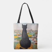 黒猫愛好家 トートバッグ (裏面)