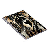 黒猫抽象芸術手帳 ノートブック (右側)