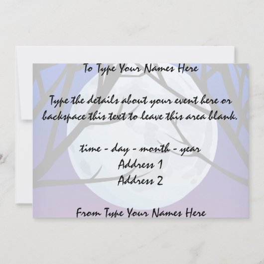 黒猫招待状パーソナライズされたハロウィーンカード 招待状