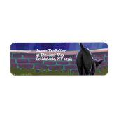 黒猫文房具 ラベル (正面)