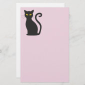 黒猫文房具 便箋 (正面/裏面)