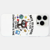黒猫新学期イム素晴らしエリー素晴らしティ Case-Mate iPhoneケース (裏面 (横))