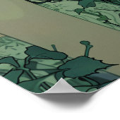 黒猫日本の – 宮崎駿スタイルポスター ポスター (角)