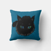 黒猫枕 クッション (裏面)