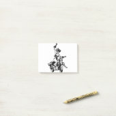 黒猫漫画キャラクター女主人公ヘロイン ポストイット (デスク上)