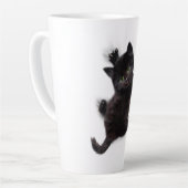 黒猫登山オンヒューマンバック カフェラテマグ (左アングル)