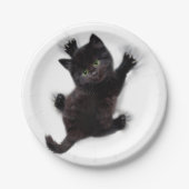黒猫登山オンヒューマンバック ペーパープレート (正面)