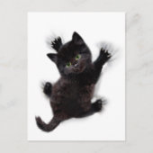 黒猫登山オンヒューマンバック ポストカード (正面)