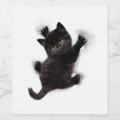 黒猫登山オンヒューマンバック ワインラベル (シングルラベル)